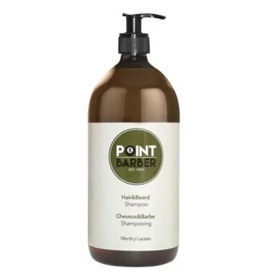 POINT BARBER HAIR & BEARD SH Освежающий шампунь для волос и бороды, 1000 мл. купить на www.pointbarber.com.ua