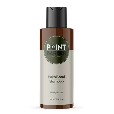 POINT BARBER HAIR & BEARD SH Освежающий шампунь для волос и бороды, 100 мл. купить на www.pointbarber.com.ua